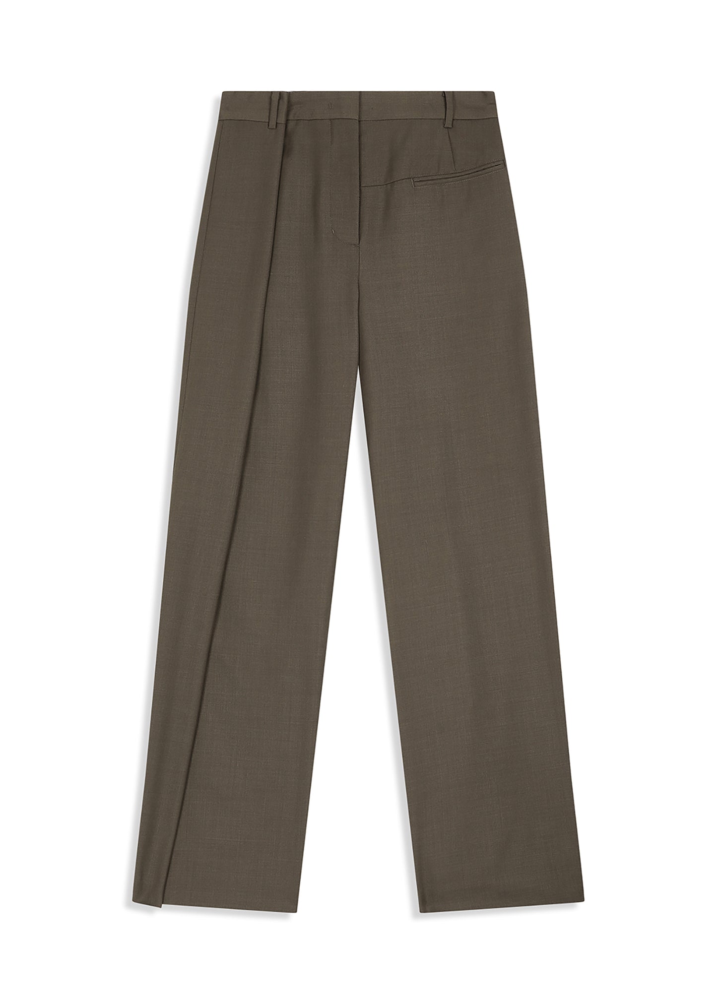 Wrap-over Waist Pants