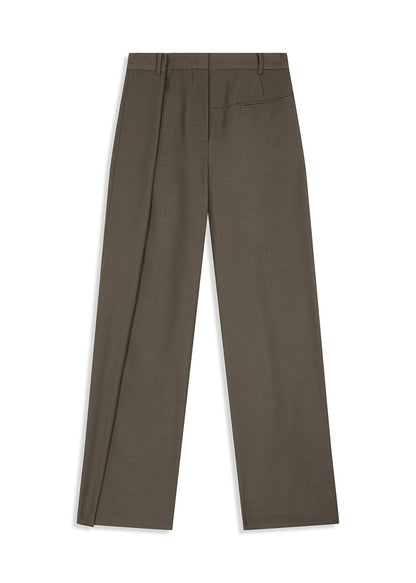 Wrap-over Waist Pants