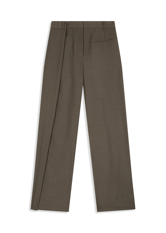 Wrap-over Waist Pants