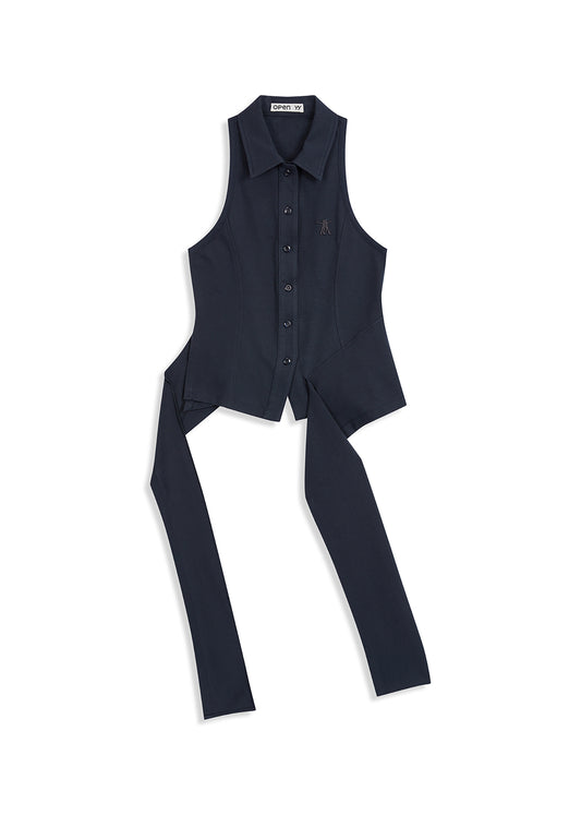 Trim Polo Sleeveless