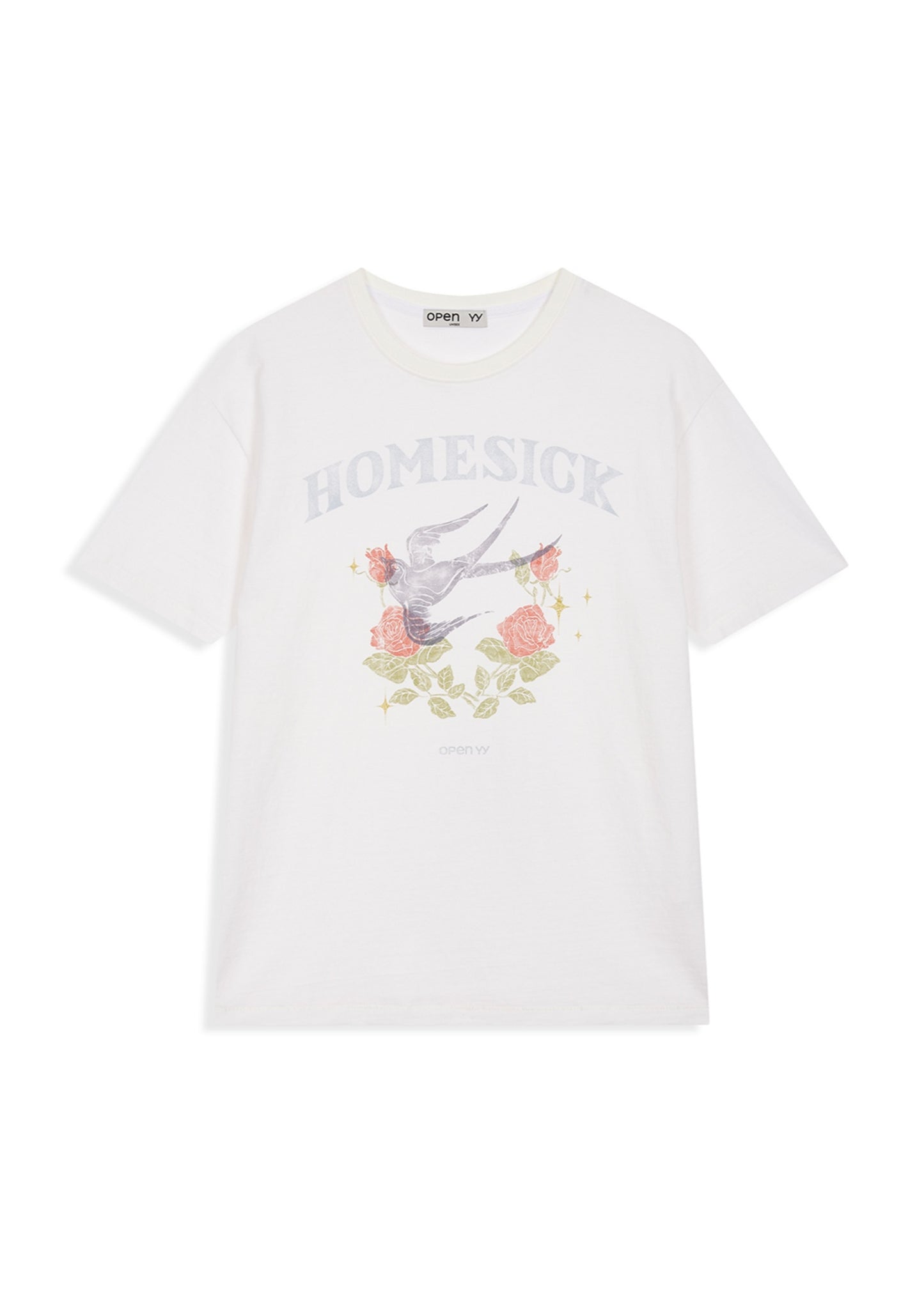 Rose & Swallow Tee