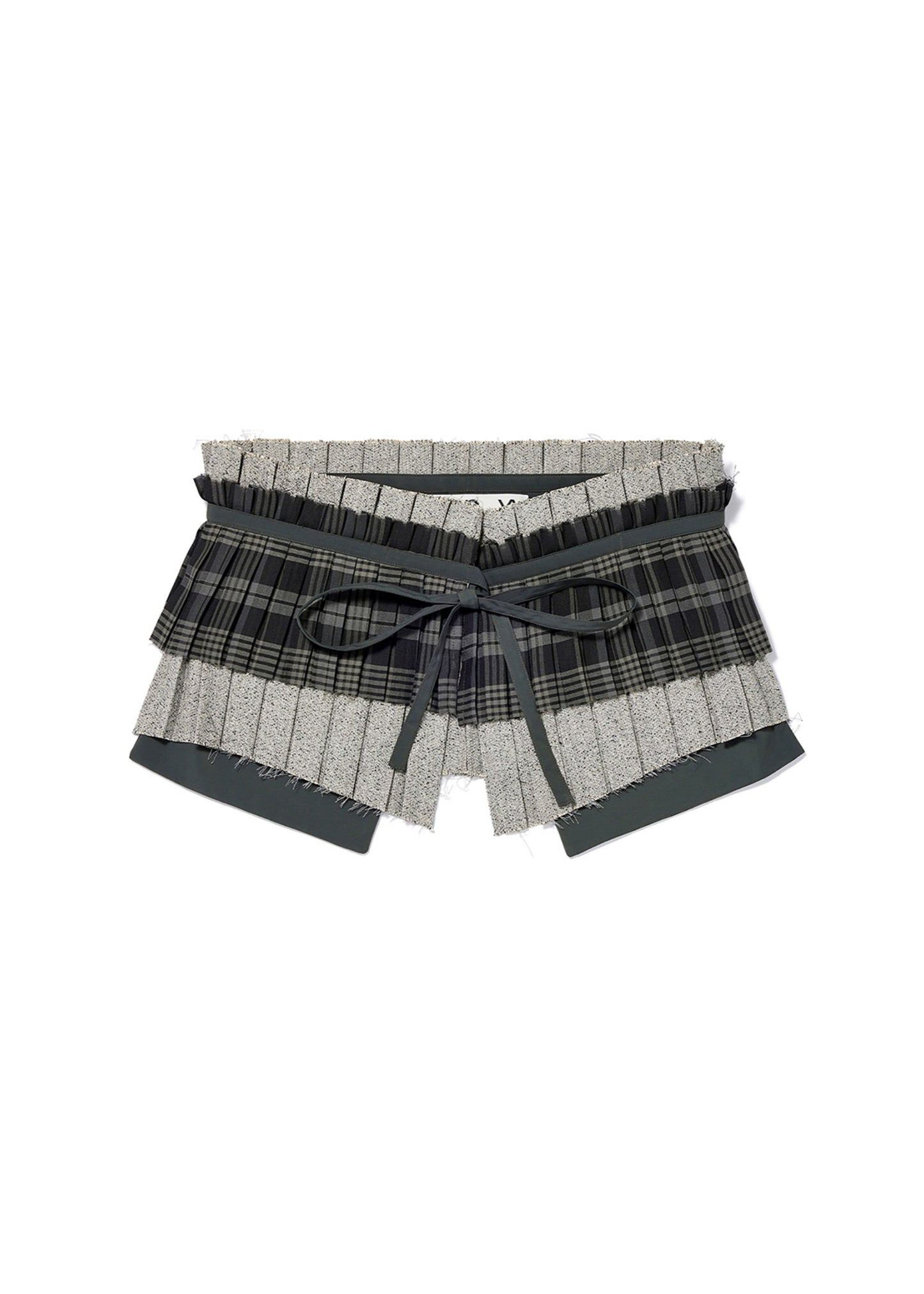 Pleats Layered Pocket Belt
