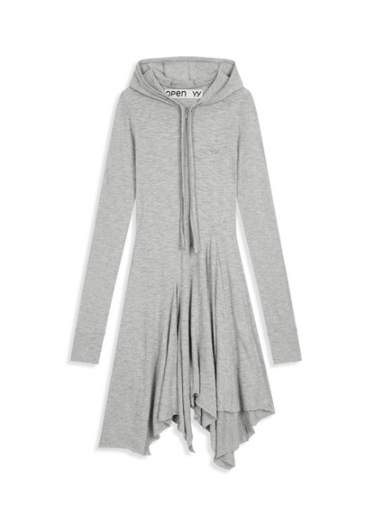 Hooded Jersey Dress