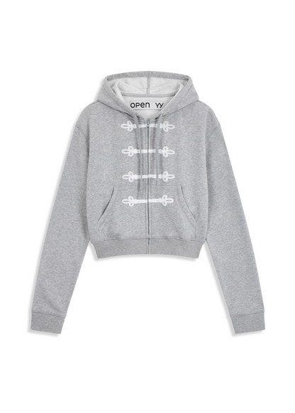 Loop Button Effect Hoodie