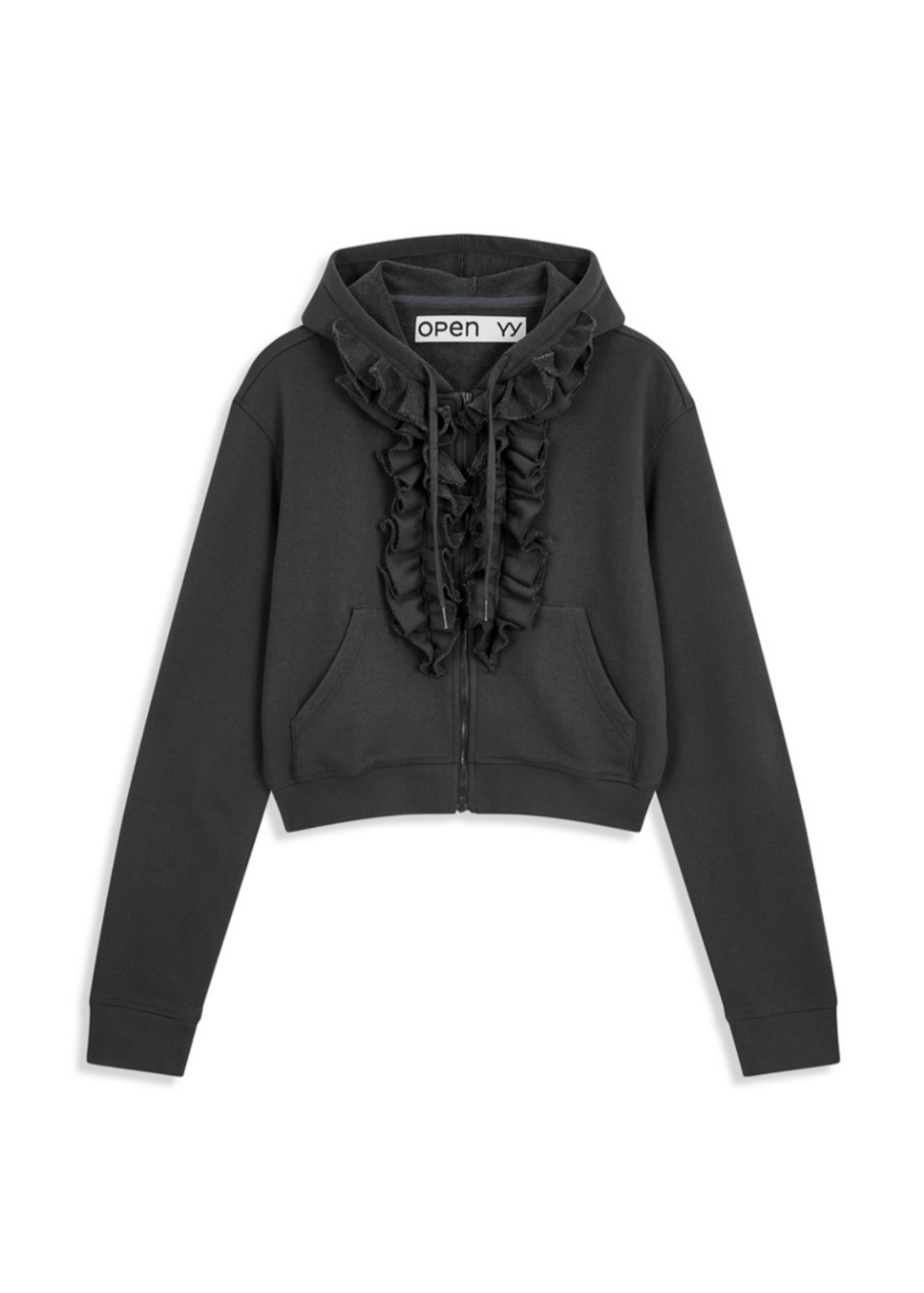 Ruffle Hoodie