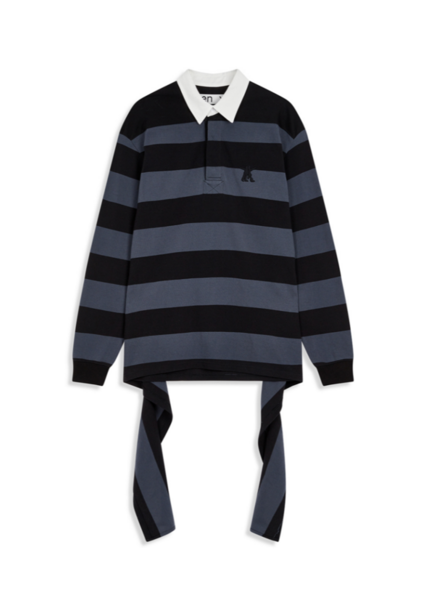 Stripe Trim Rugby Shirt
