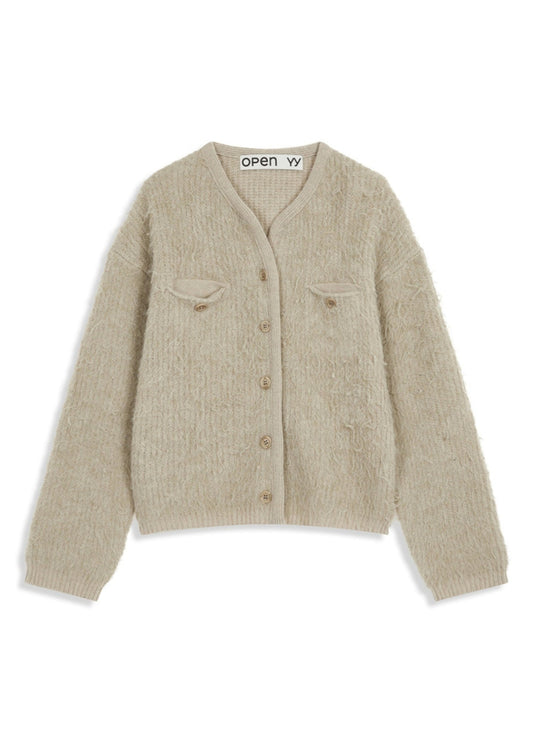 Shaggy Cardigan Jacket