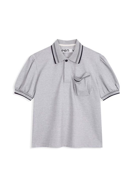 Puffy Piqué Polo
