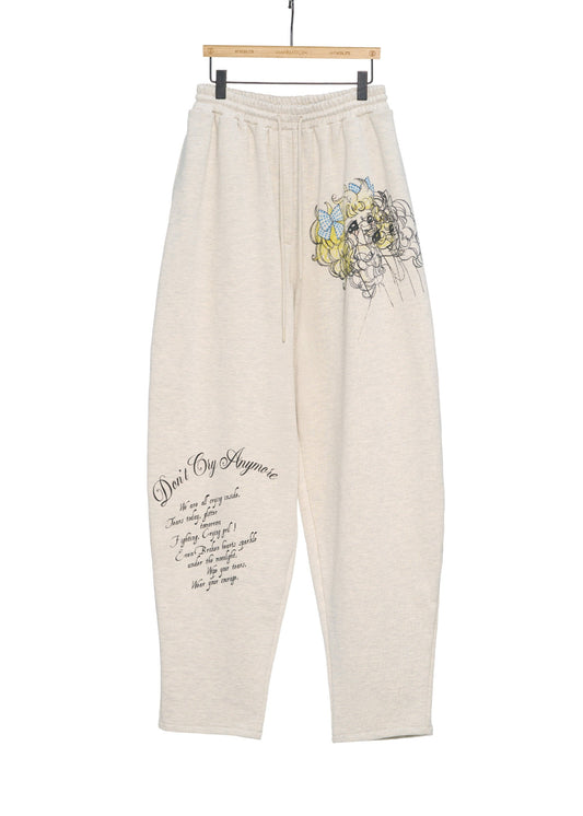 Crying Girl Tapered Sweatpants
