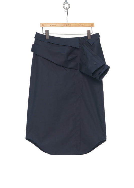 Shirt Layered Midi Skirt