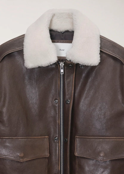 Detachable A-2 Leather Blouson