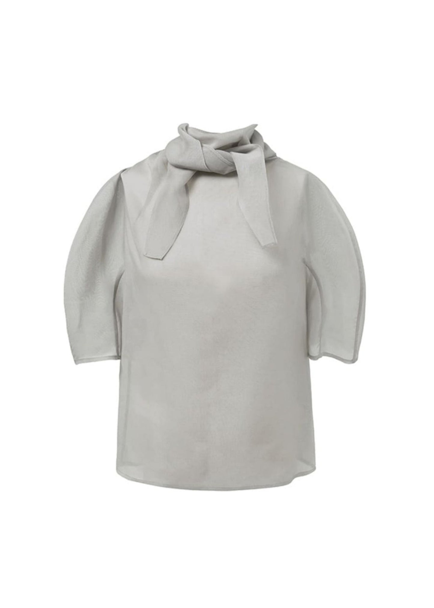 Knotted Collar Top