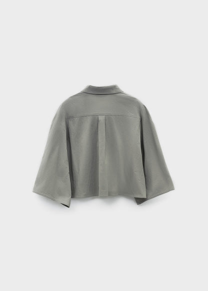 Half Sleeve Cropped Shirt