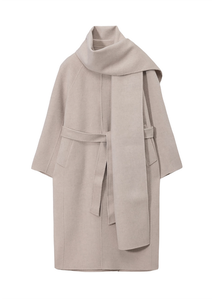 Handmade Cashmere Muffler Coat