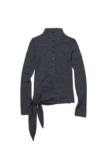 Button Up Wrap T-shirt