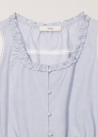 Frill Sleeveless Blouse