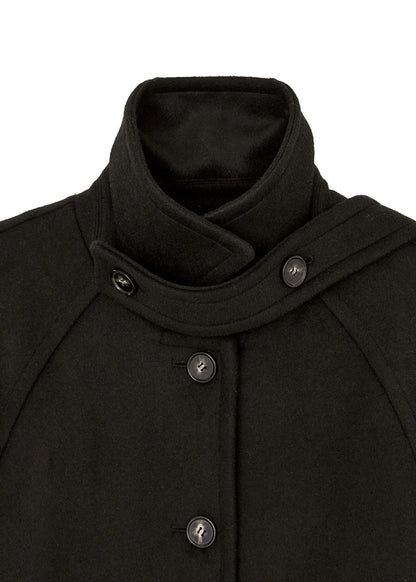 Wool Balmacaan Coat