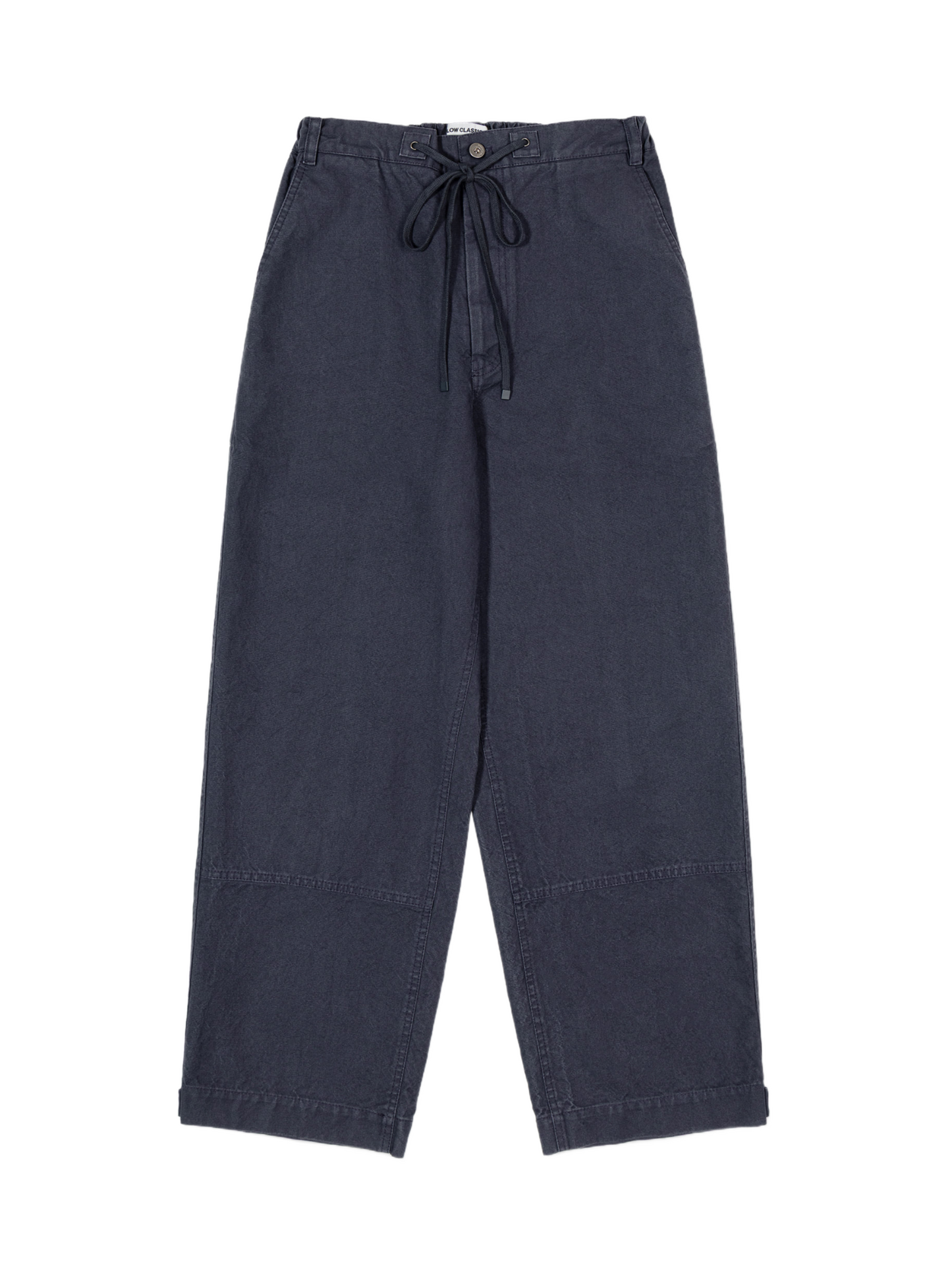 Washed Cotton Wide Pants