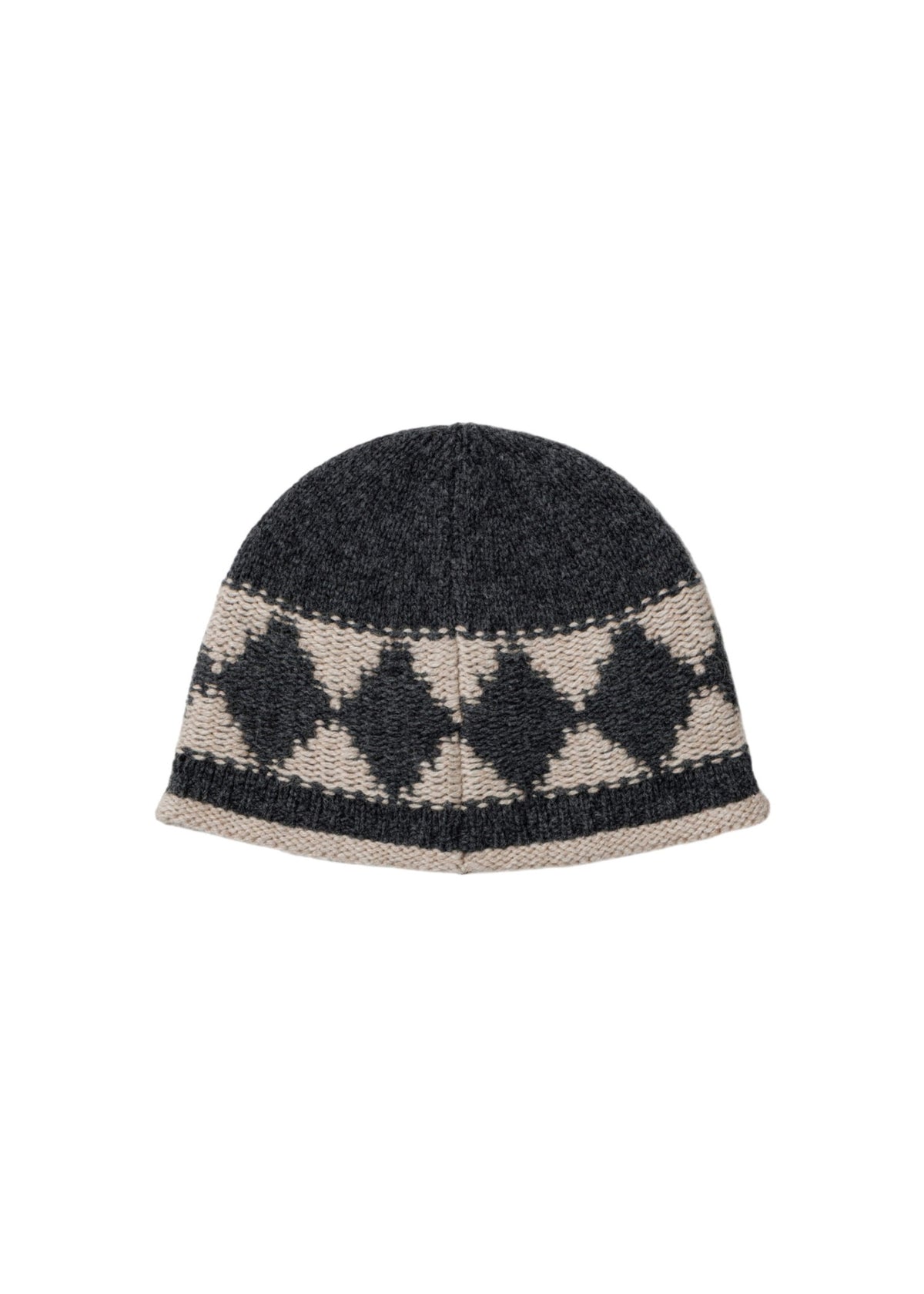 Argyle Jacquard Knit Beanie