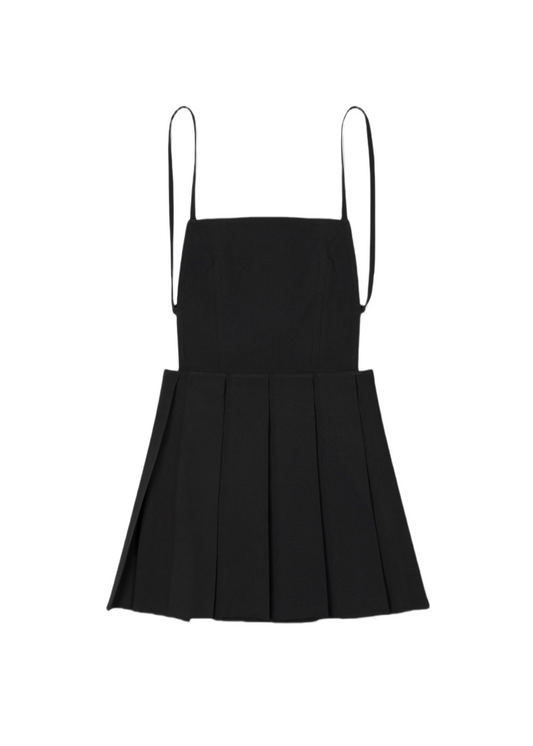 Pleated Mini Dress