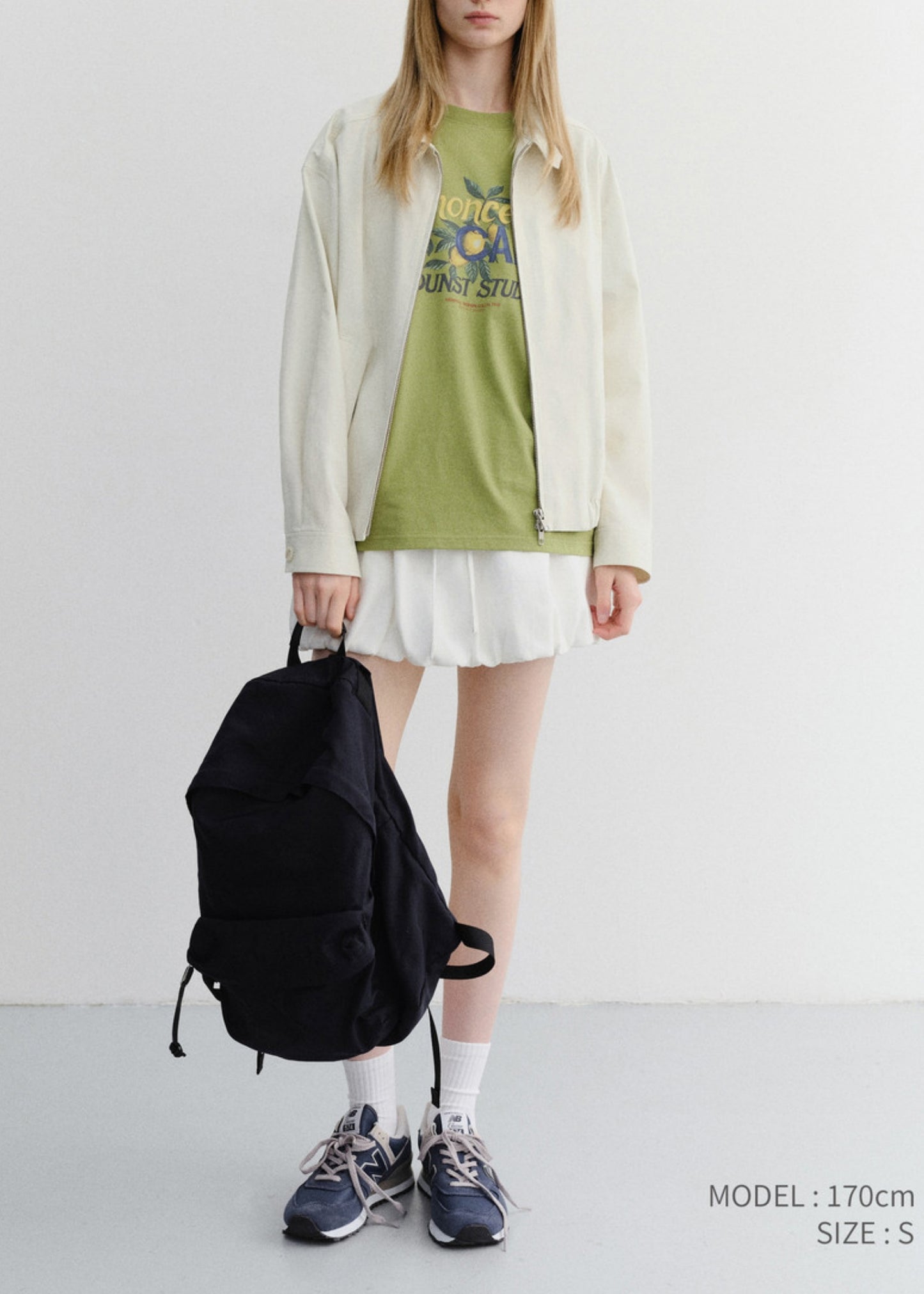 Collared Light Blouson Jacket