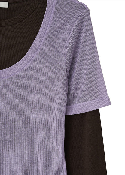 Layered Jersey Top