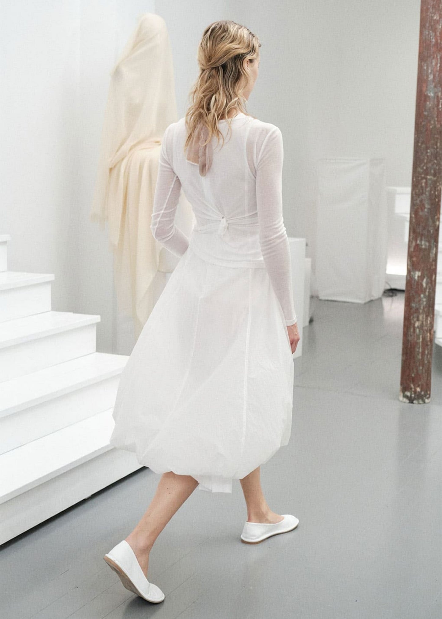 Sheer Volume Dress