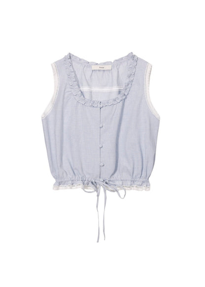 Frill Sleeveless Blouse