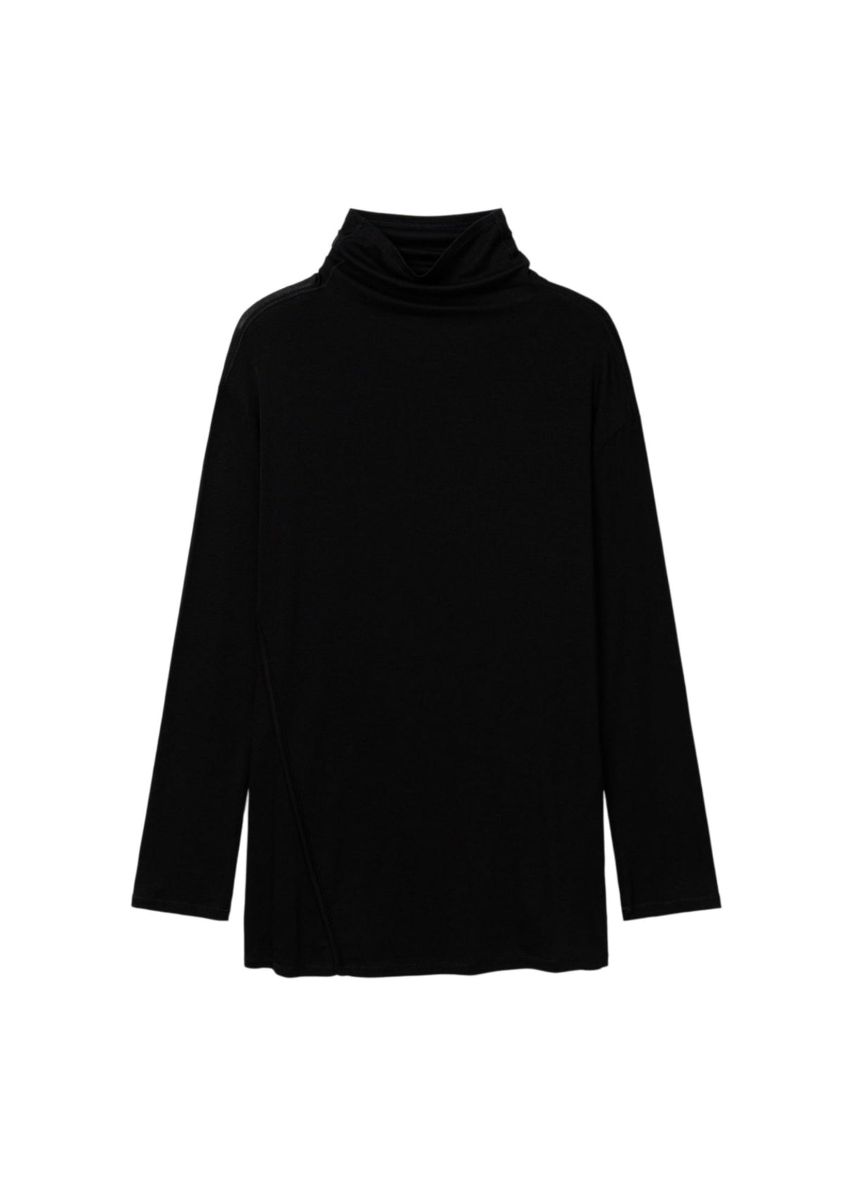 High-neck Wool Jersey Top