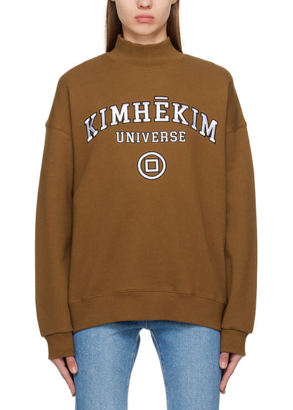 Universe Logo-embroidered Mock-neck Sweatshirt