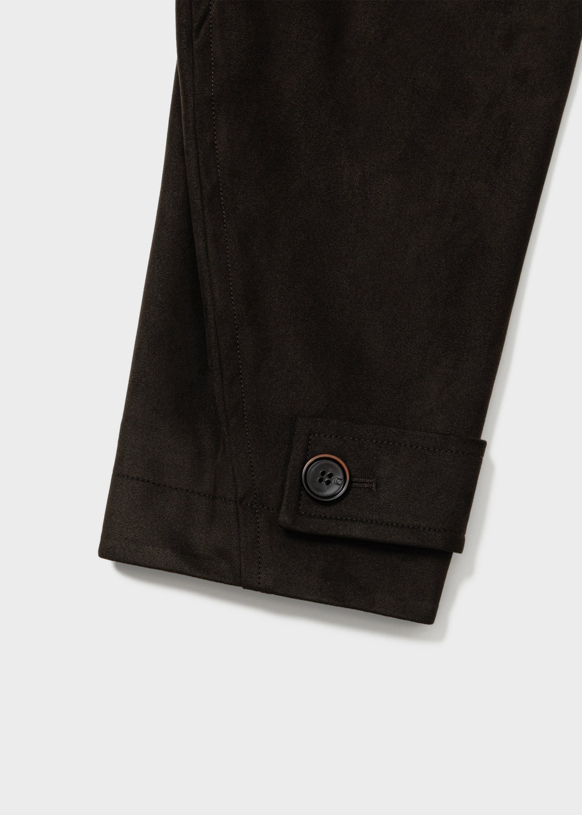 Suede Trench Coat