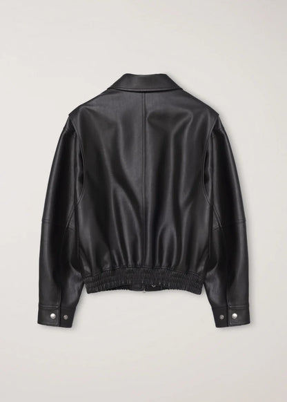 Cropped Alter-leather Blouson
