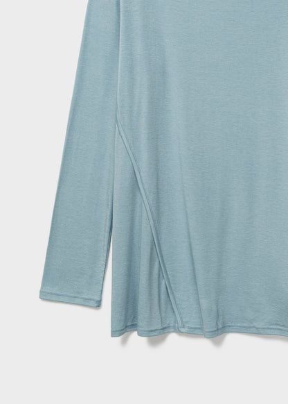 High-neck Wool Jersey Top