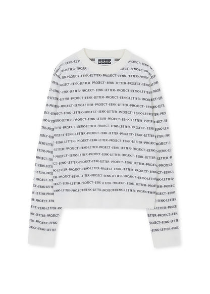 UNITED Lettering Knit Pullover