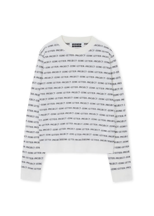 UNITED Lettering Knit Pullover