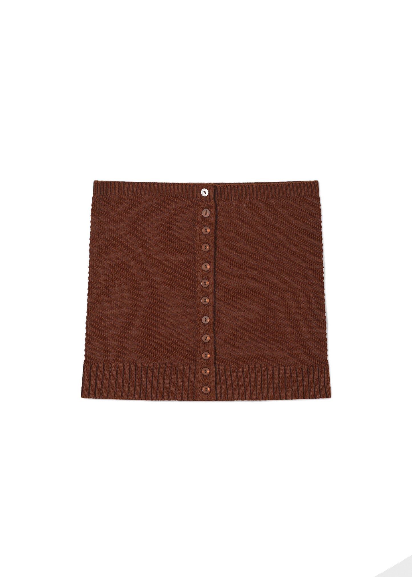 Diagonal Button Up Bustier