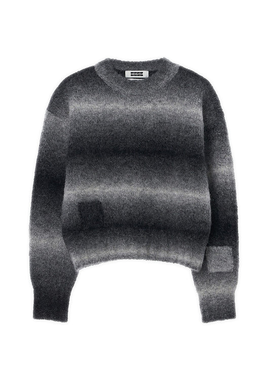 XARA Gradation Striped Knit Pullover