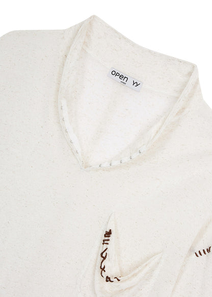 Hook Henley Stitch Top