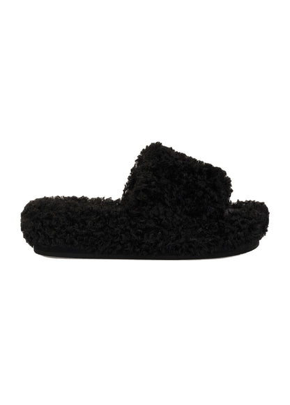 Compass Velvet Furry Slipper