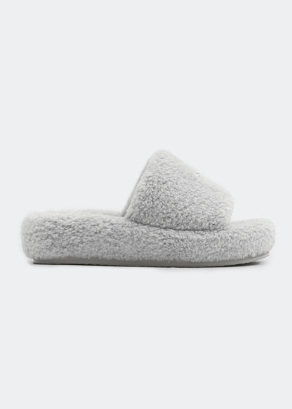 Compass Velvet Furry Slipper