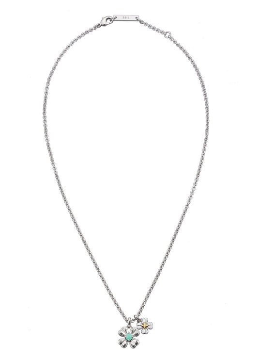 Amazonite Clover Pendant