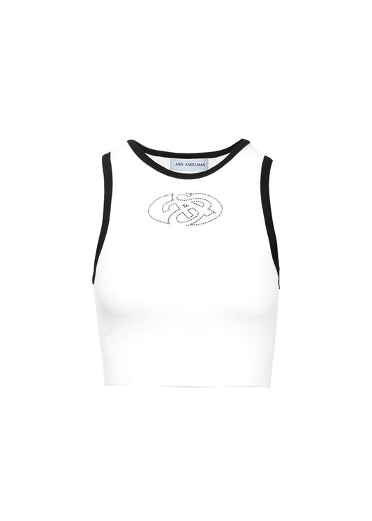 Crystal Logo Crop Top