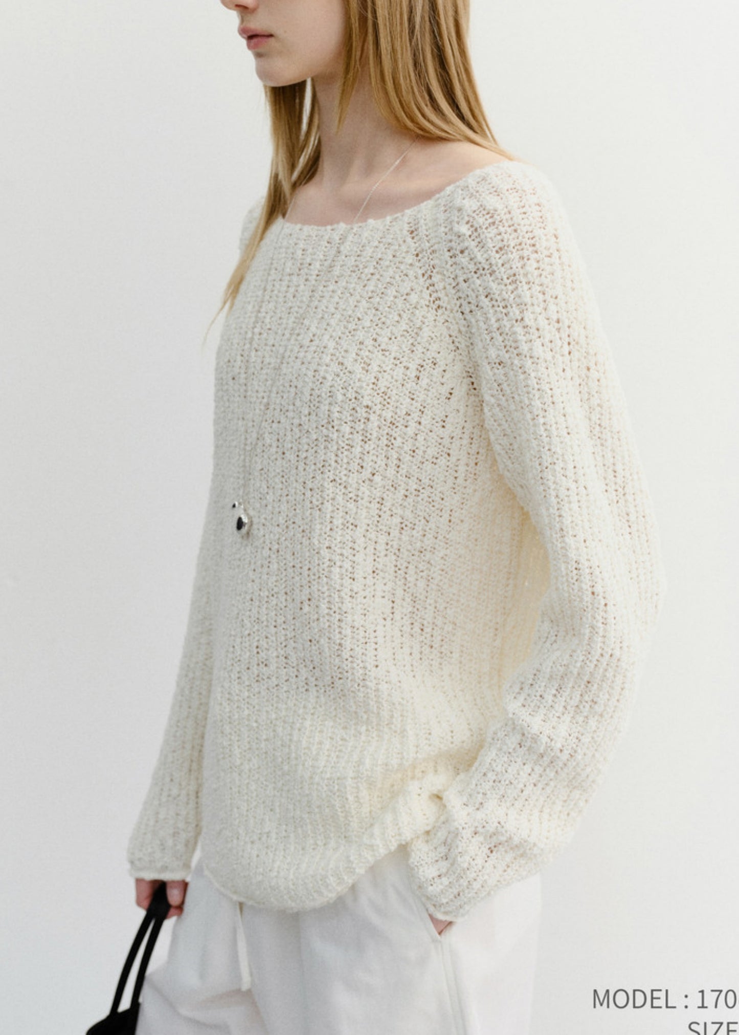 Crochet Crewneck Knit