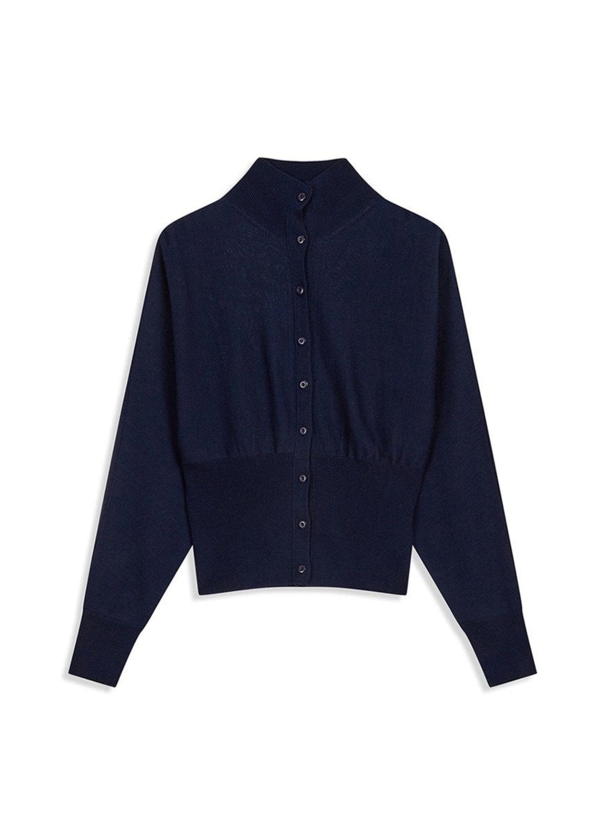 Button Up Blouson Cardigan