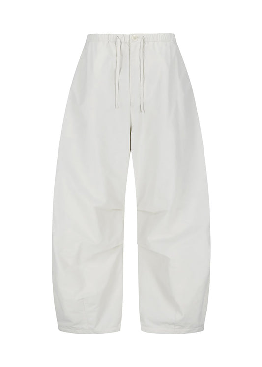 Drawstring Wide Fatigue Pants