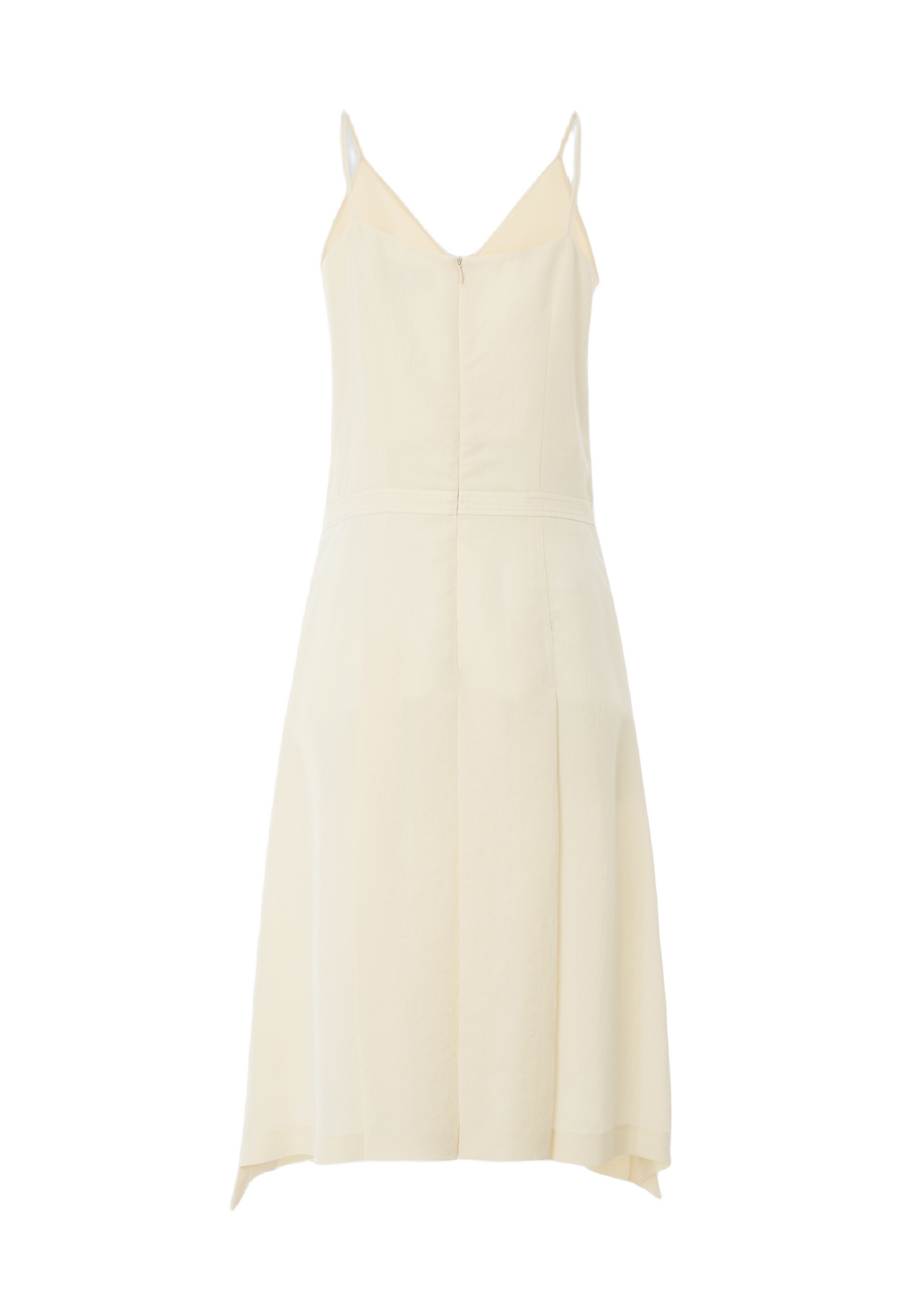 Pleats Detail Strap Dress