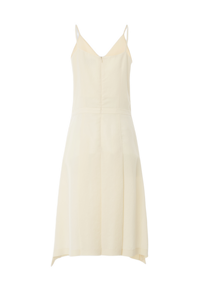 Pleats Detail Strap Dress