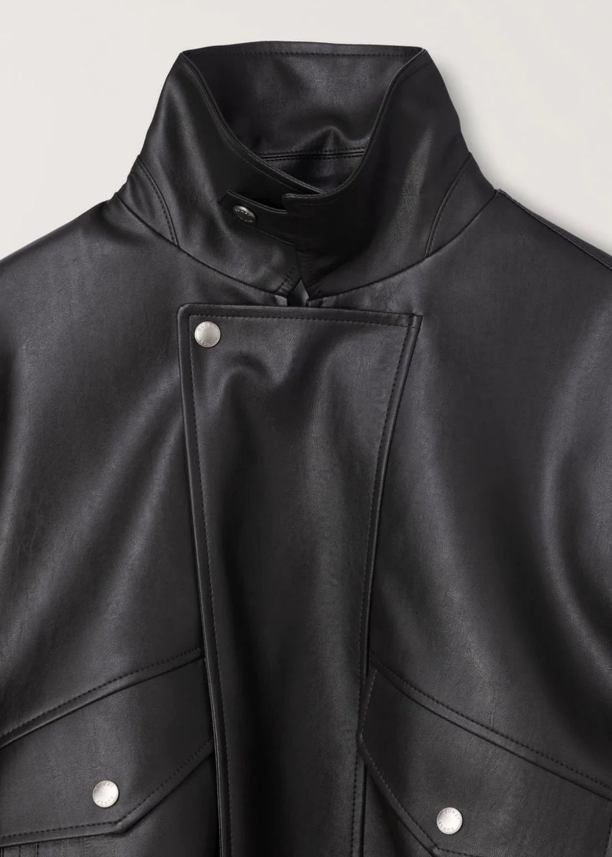 Cropped Alter-leather Blouson