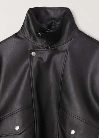 Cropped Alter-leather Blouson
