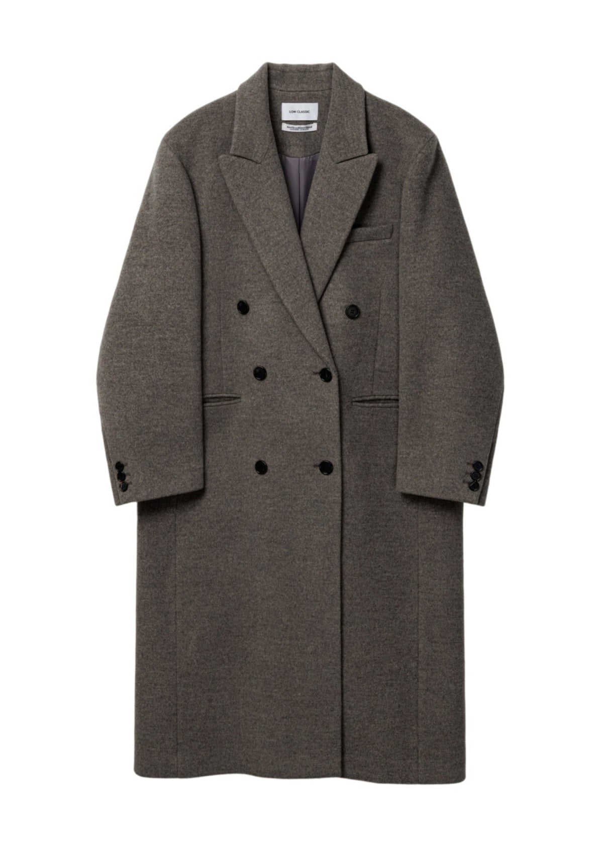 Cashmere Blend Double Long Coat